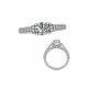 Designer Solitaire Filigree Engagement Ring