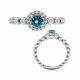 BLzel Bubble Fancy Solitaire Wedding Ring