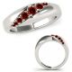 0.5 Carat Real Red Diamond Beautiful Vintage Women Promise Bridal Band 14K Gold