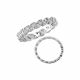 G-H Diamond Antique Lovely Eternity Engagement Band 14K Gold