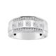 1.25 Carat G-H Square Diamond 5 Stone Mens Engagement Ring Band 14K Gold